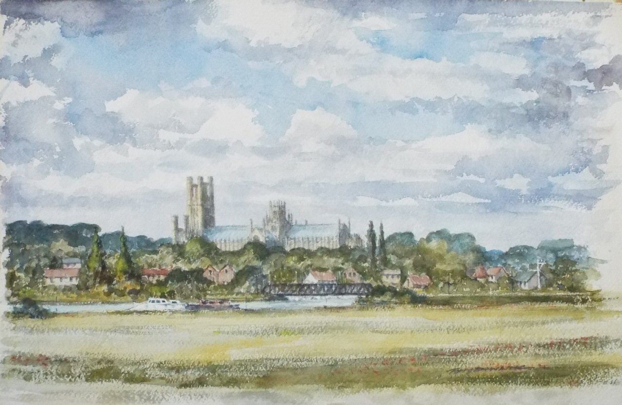 Watercolour - Ely Cathedral